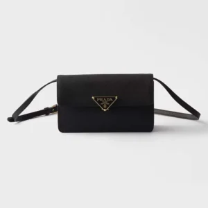 Prada Women Saffiano Leather Mini-bag-Black