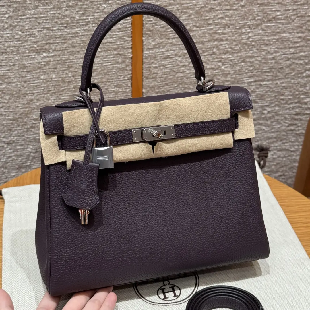 Hermes Kelly - 59/Raisin