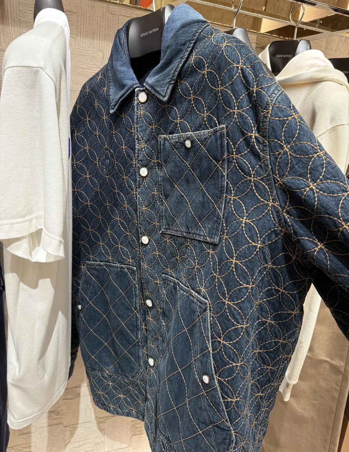 LV Embroidered Denim Jacket
