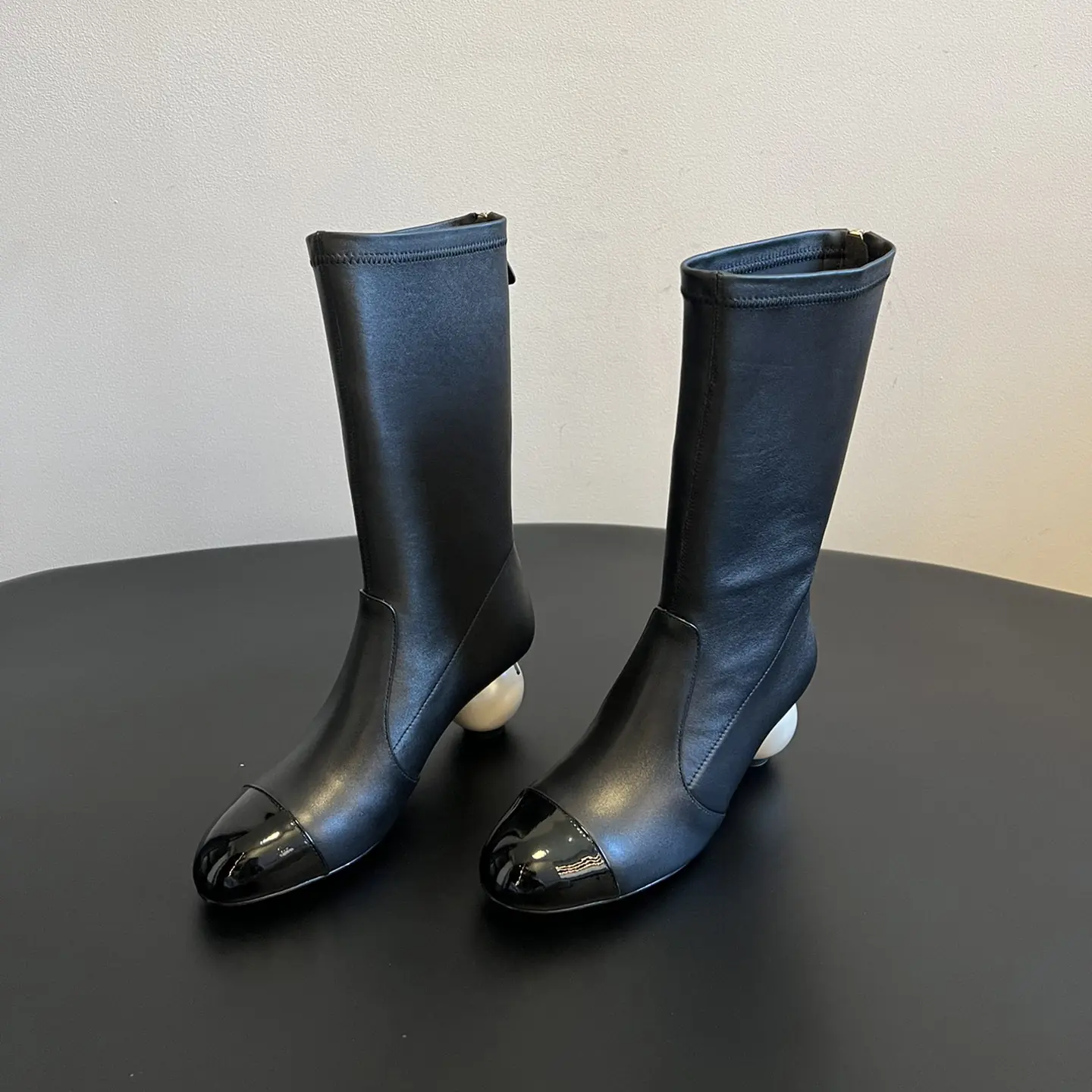 Pearl Heel Boots3