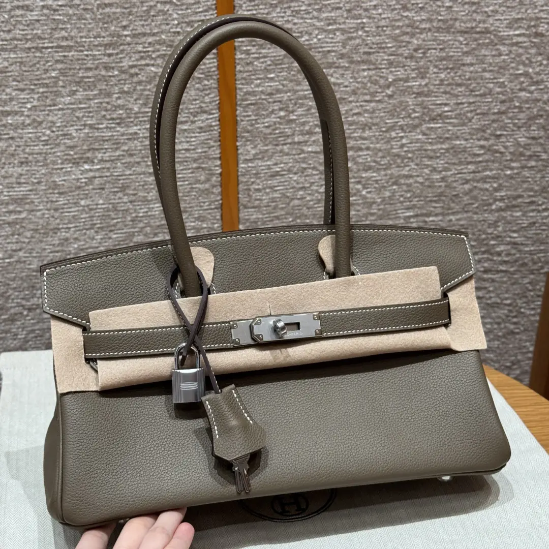 Hermes Shoulder Birkin - 18/Etoupe