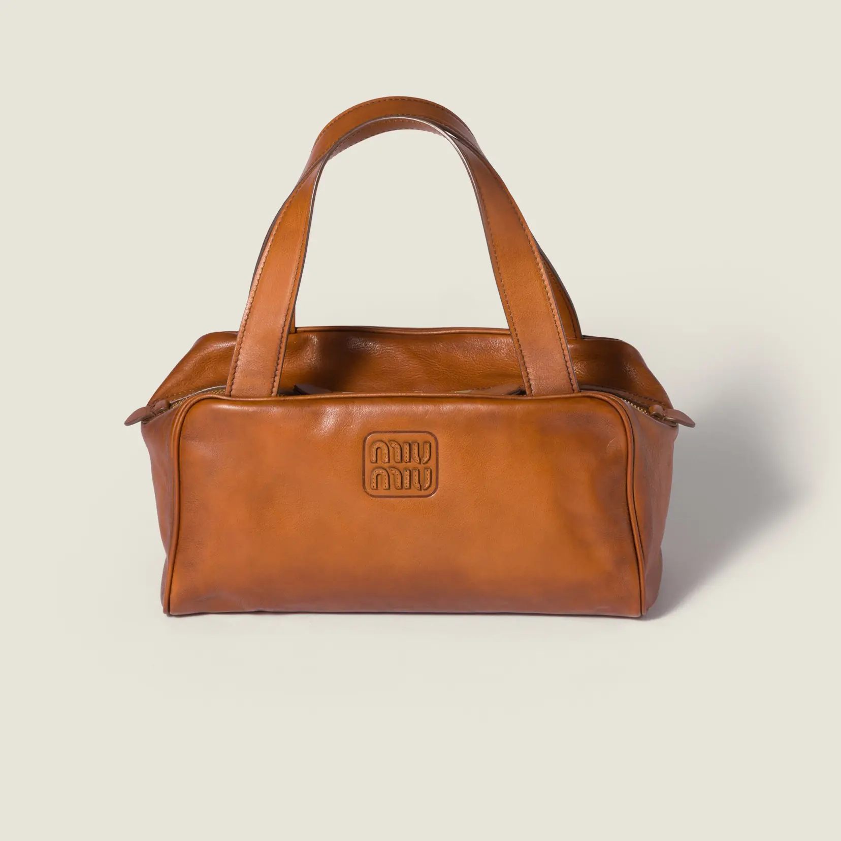 MIUMIU Leather Top-Handle Bag