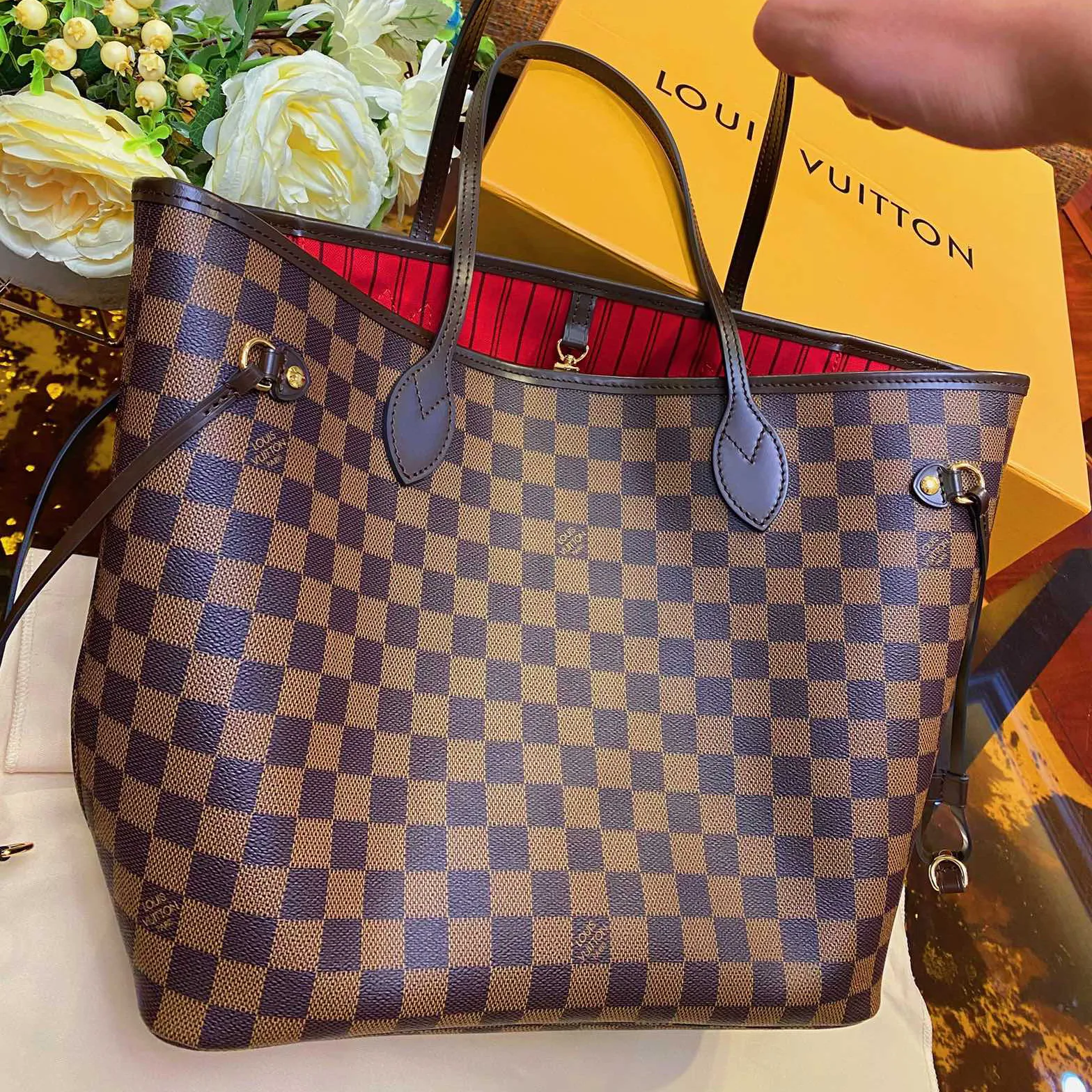 LV Neverfull Shopping Bag